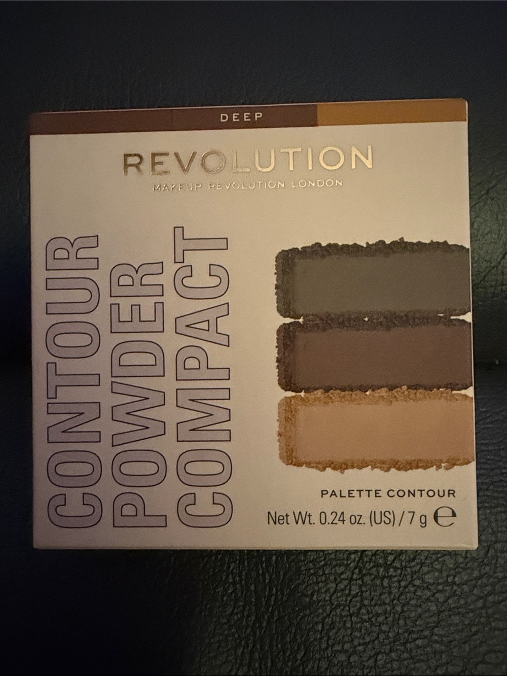 Makeup Revolution Contour Powder Compact - Deep Browns & Cream